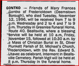 Mary Frances Gontko